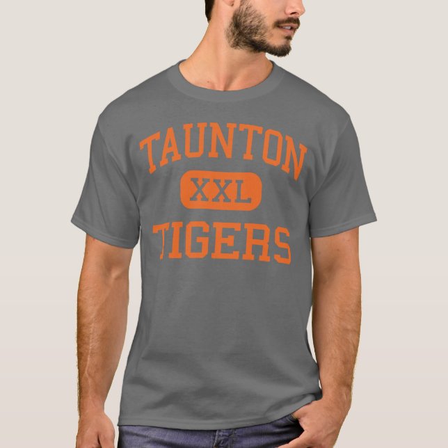 Camiseta Taunton - tigres - alto - Taunton Massachusetts (Frente)