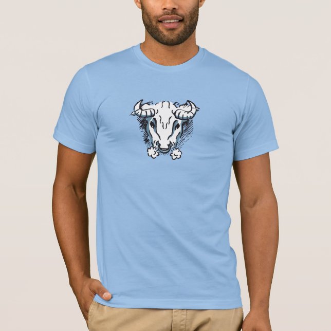 Camiseta Taurus, a astrologia do boi zodiac significa t-shi (Frente)