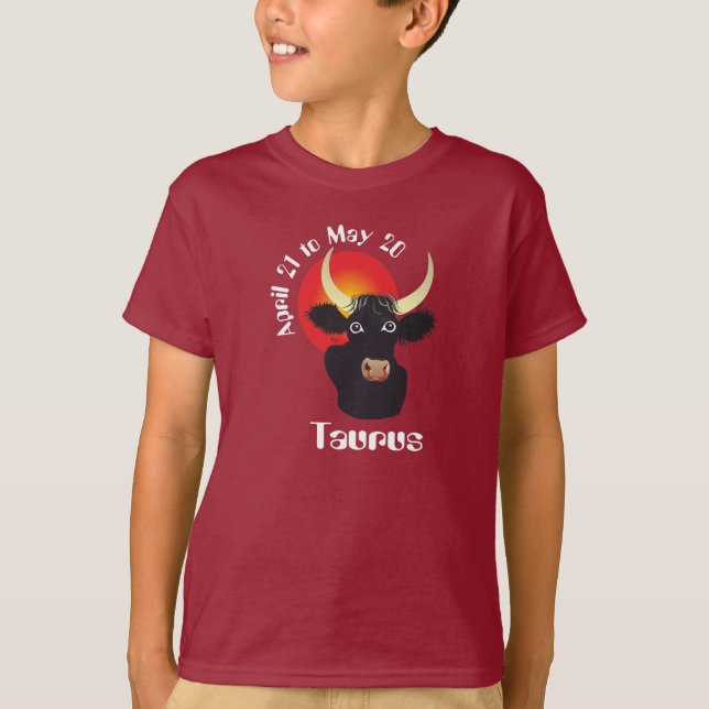 Camiseta Taurus abril 21 to May 20 (Frente)