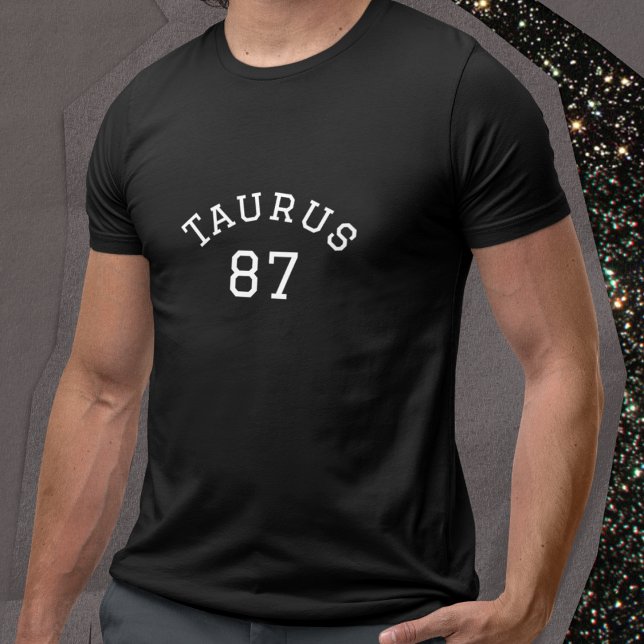 Camiseta Taurus | Aniversário Negro (Criador carregado)