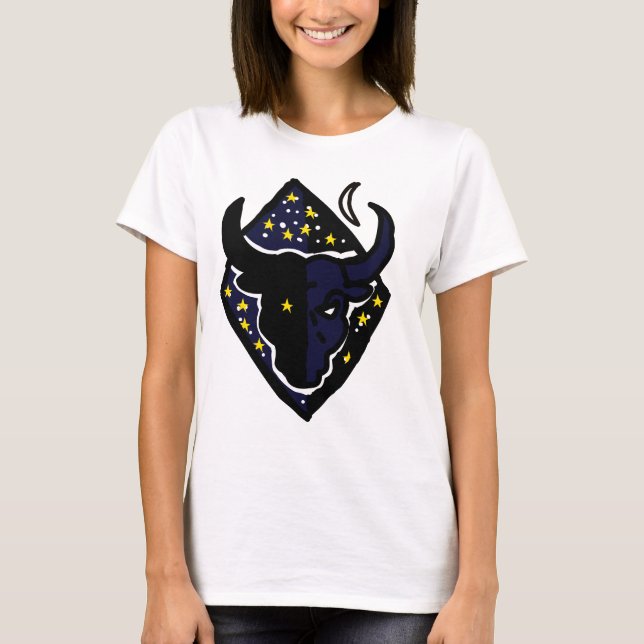 Camiseta Taurus Bull Zodiac T‑Shirt – Strong Taurus Energy  (Frente)
