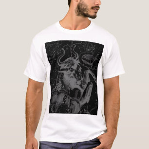 Camiseta Taurus Constelle Hevelius 1690 em preto