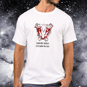 Camiseta Taurus o t-shirt de advertência da astrologia do