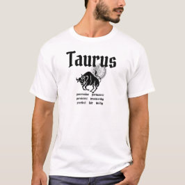 Camiseta Taurus personalizáveis traça o estilo grego Zodiac