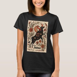 Camiseta Taurus - T-Shirt Celestial Zodiac Art