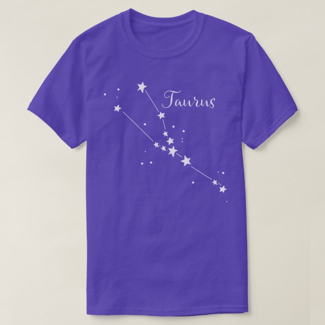 Camiseta Taurus Zodiac Constelation T-shirt (Frente do Design)