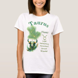 Camiseta Taurus Zodiac Sign T-Shirt