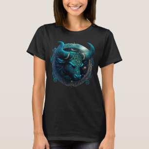 Camiseta Taurus Zodiac - Sinal de Horoscópio Taurus Astrolo