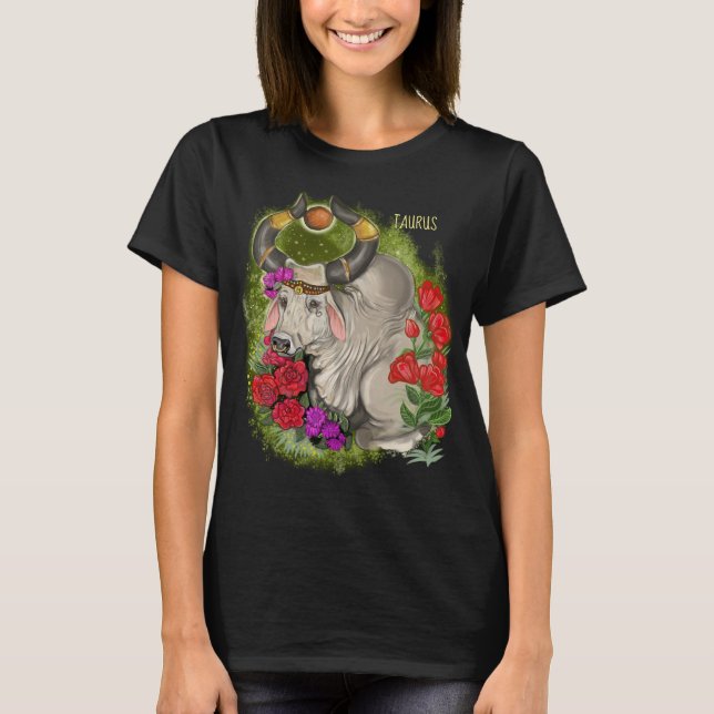 Camiseta Taurus Zodiac - Sinal T-Shirt (Frente)