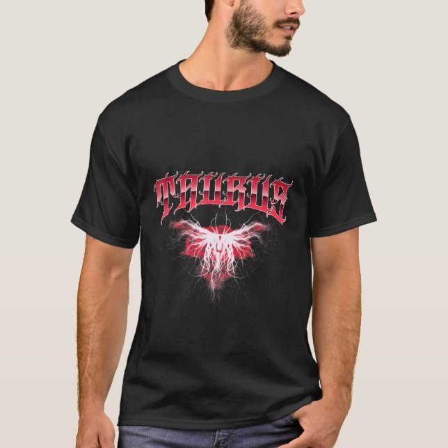 Camiseta Taurus Zodíaco - Horoscópio Astrológico Vaporizado (Frente)