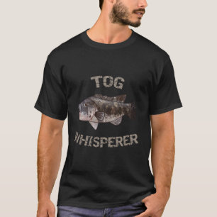 Camiseta Tautog de Peixes Negros de Cachorro