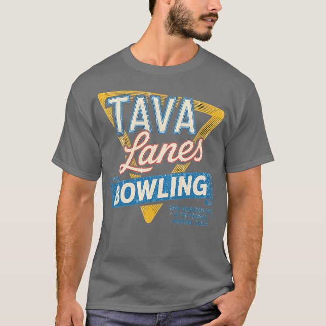 Camiseta Tava Lanes Boliche (Frente)