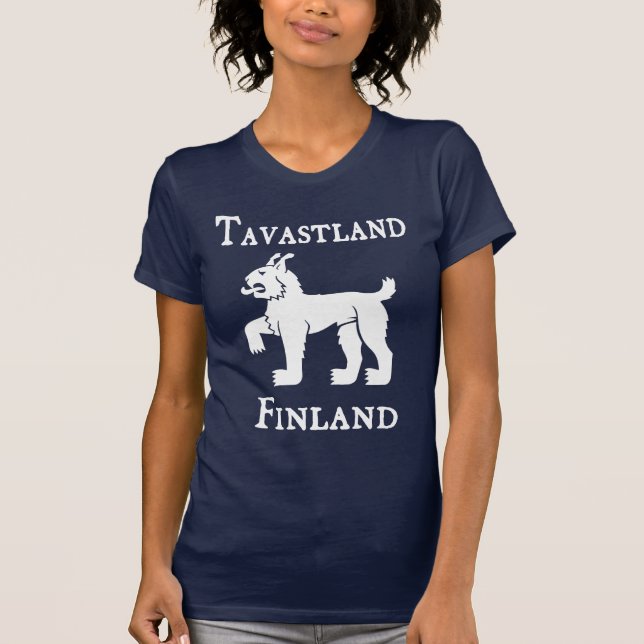 Camiseta Tavastland (Tavastia) (Häme), Finlandia (Suomi) (Frente)
