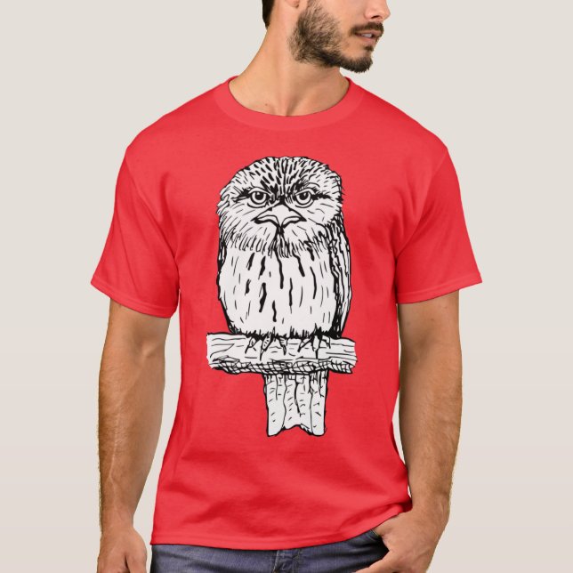 Camiseta Tawny Frogmouth Raising funds for BirdLife Austral (Frente)