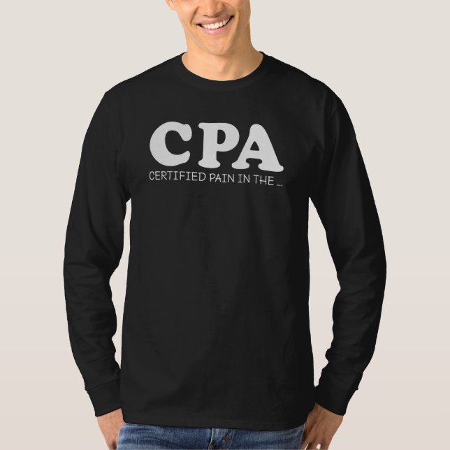 Camiseta Tax Cpa Certified Public Accountant Cpa Exam Survi (Frente)