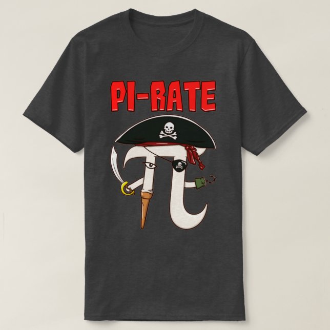 Camiseta Taxa de Pi da Matemática Dia Internacional de PI (Frente do Design)