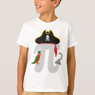Camiseta Taxa de Pi de Matemática com papagaio - Pi Dia