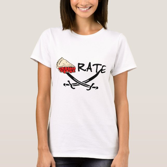 Camiseta Taxa de pizza! (Frente)