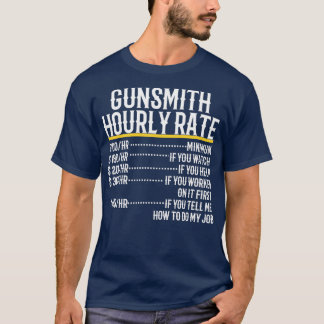 Camiseta Taxa Horária de Gunsmith
