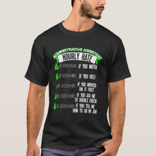 Camiseta Taxa Horária do Assistente Administrativo