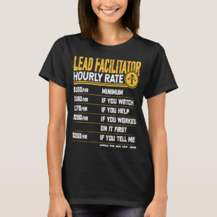 Camiseta Taxa Horária do Facilitador de Chumbo