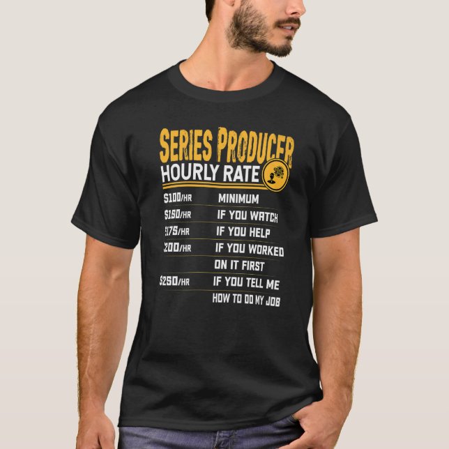 Camiseta Taxa Horária do Produtor da Série (Frente)