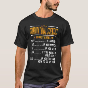 Camiseta Taxas Horárias do Cientista Computacional