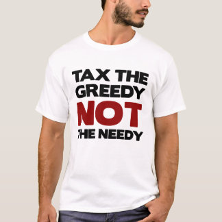 Camiseta Taxe o ávido ocupam o t-shirt de Wall Street