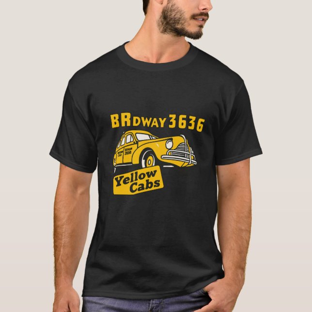 Camiseta Táxi Amarelo Clássico (Frente)