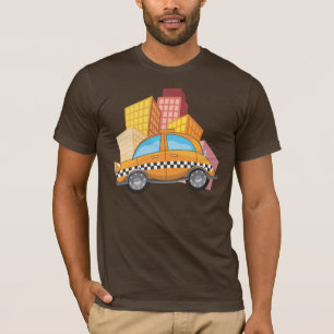 Camiseta Táxi Amarelo de Nova York