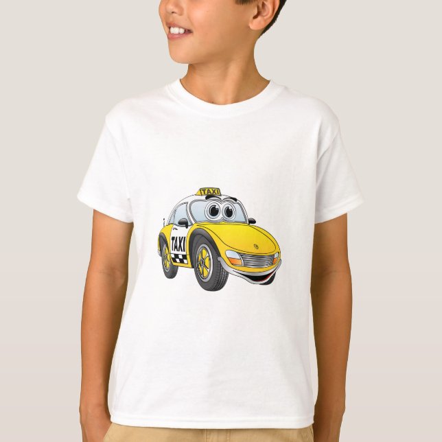 Camiseta Taxi Cab Cartoon (Frente)