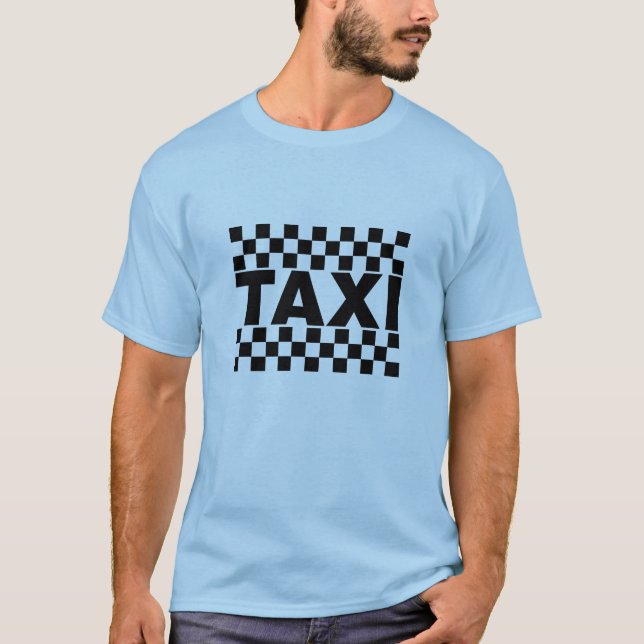 Camiseta Taxi ~ Taxi Cab ~ Carro Para Aluguer (Frente)