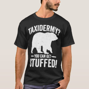 Camiseta Táxidermia de Caça de Urso Grizzly