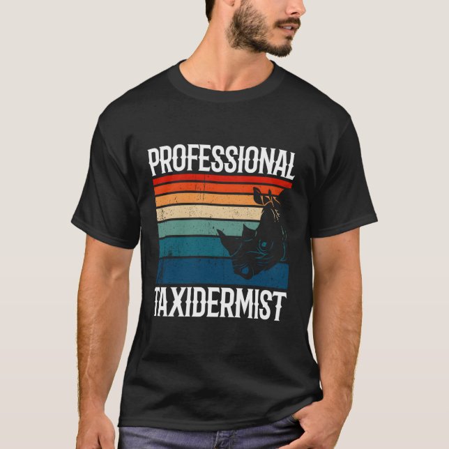 Camiseta Taxidermismo profissional (Frente)