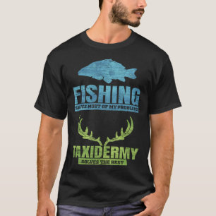 Camiseta Taxidermista Pescaria Taxidermia