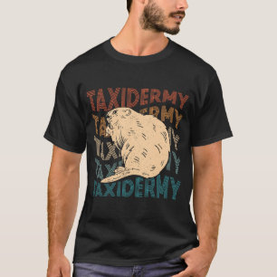 Camiseta Taxidermy Eua Taxidermist Retro Beaver