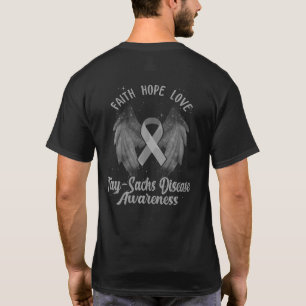 Camiseta Tay Sachs Sensibilização para a Doença Cerebral Re