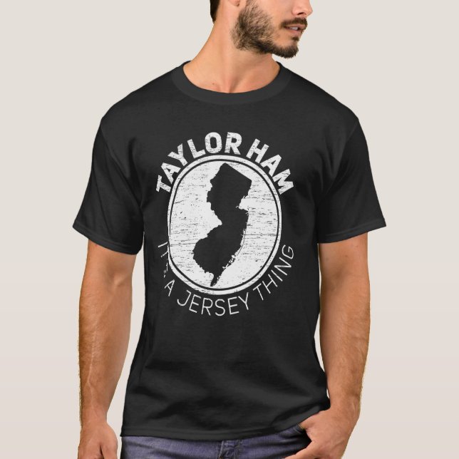 Camiseta Taylor Ham É Jersey Tham Taylor Ham Pork Roll (Frente)