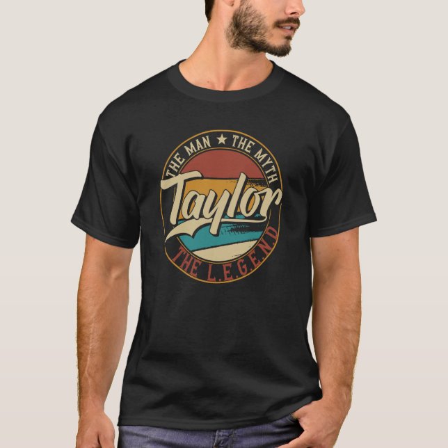 Camiseta Taylor The man the myth the legend (Frente)