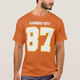 Camiseta Taylors Namorado Kelce Jersey FrontBack Impressão
