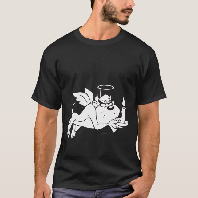Camiseta TAZ™ Anjo segurando Vela (Frente)