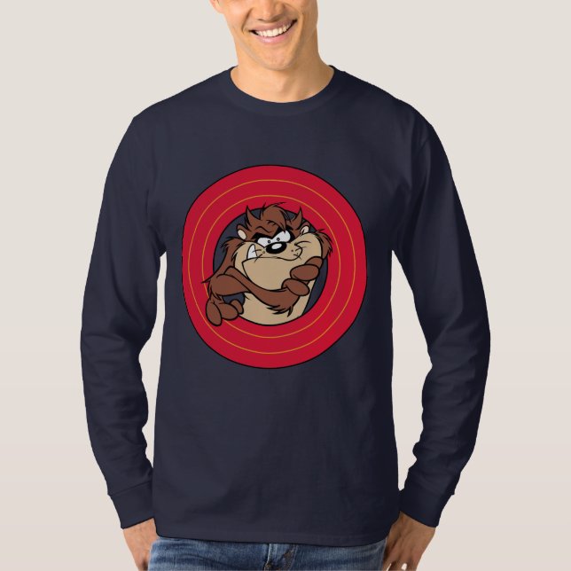 Camiseta TAZ™ através dos círculos do LOONEY TUNS™ (Frente)
