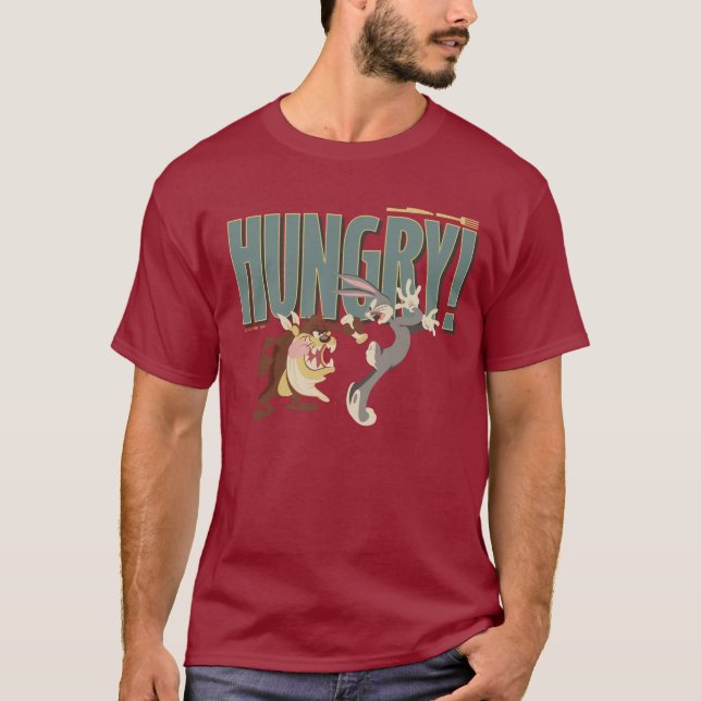 Camiseta TAZ™ e INSETOS BUNNY™ "Fome" (Frente)
