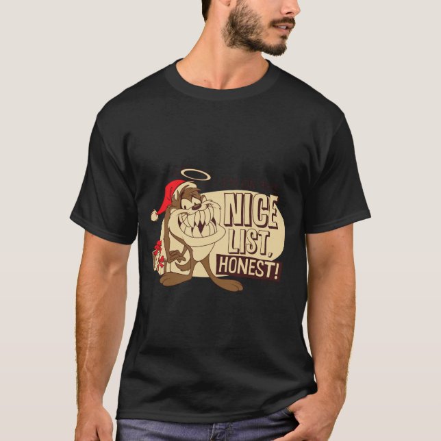 Camiseta Taz Im On The Nice List  (Frente)