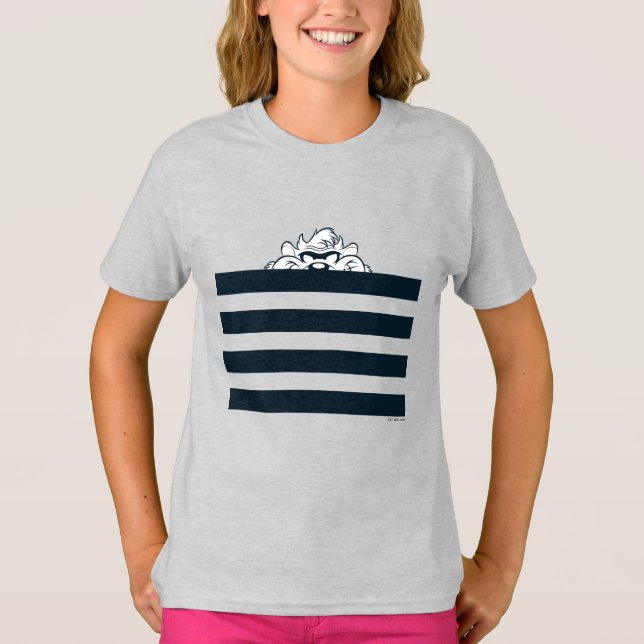 Camiseta TAZ™ Ocultando em faixas (Frente)