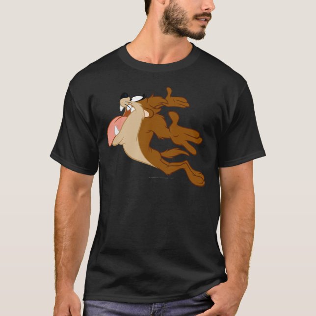 Camiseta TAZ™ voando pelo ar (Frente)