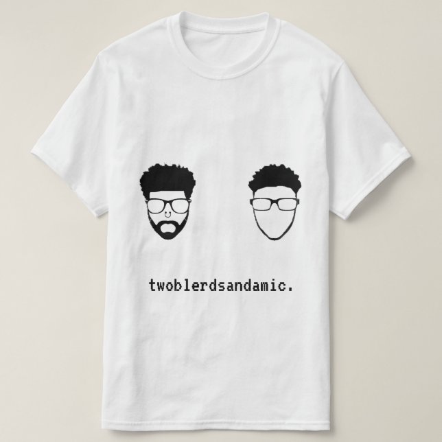 Camiseta TBAAM Plain T branco (Frente do Design)