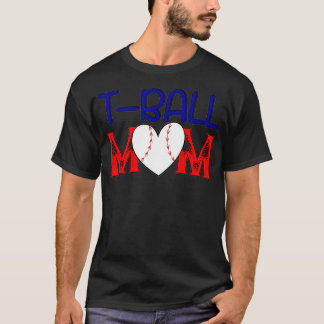 Camiseta Tball Engraçado Mãe Dia de as mães Teeball Mãe Fã 
