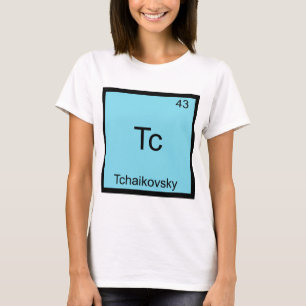 Camiseta Tc - Tchaikovsky Química Divertida Símbolo do Elem