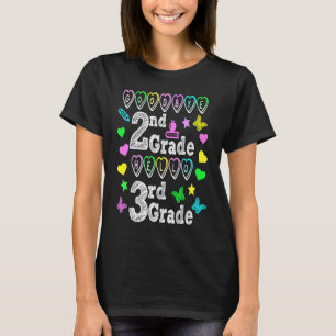 Camiseta Tchau 2ª Série Olá 3ª Série Volta às Aulas S